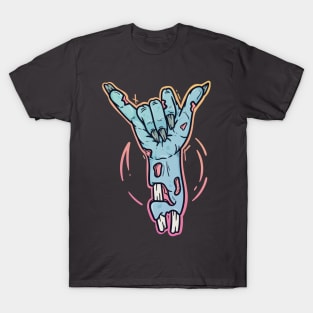 zombie shaka sign T-Shirt